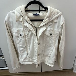 Splendid Jean Jacket Sweatshirt